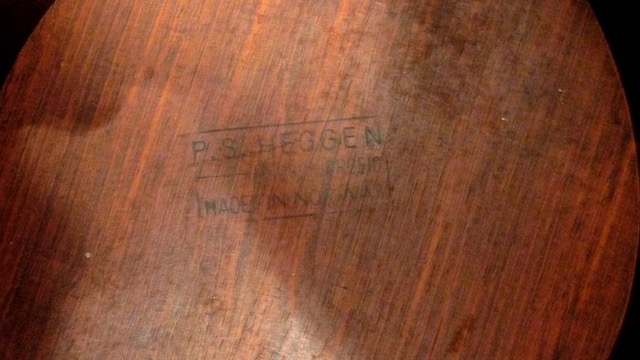P.S. Heggen Rosewood Wastebasket