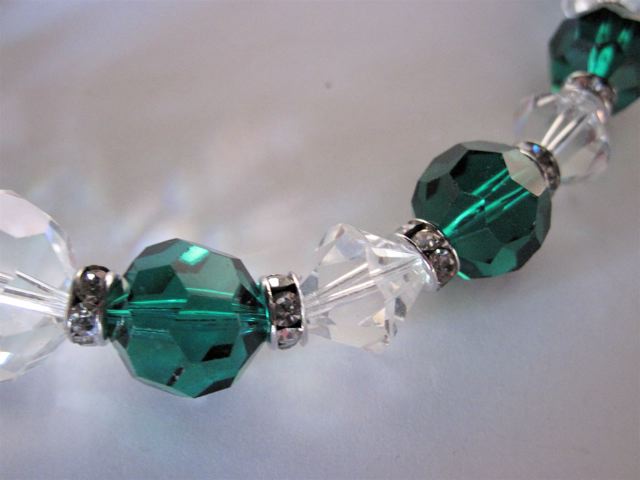 Crystal & Silver Collar