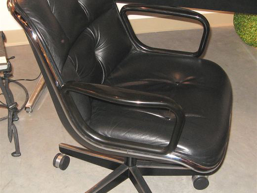 Three Charles Pollack Executive Chairs 