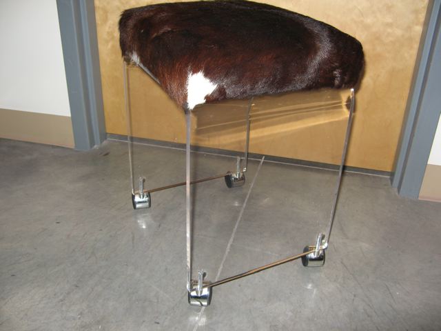 Lucite Stool 