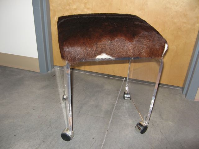 Lucite Stool 