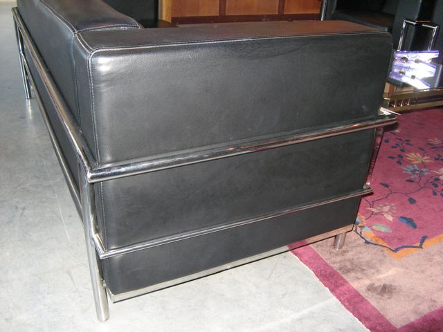 Le Corbusier Style Leather Sofa 