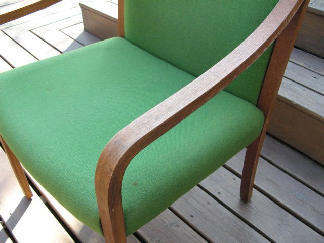Two Knoll Lounge Arm Chairs 