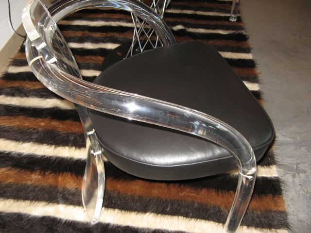 Four Lucite Occasional/Dining Chairs 