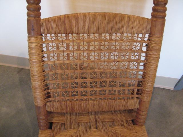 Two Spanish Hemp Chairs 