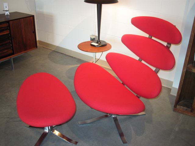 Corona Chair & Ottoman by Erik Jorgensen