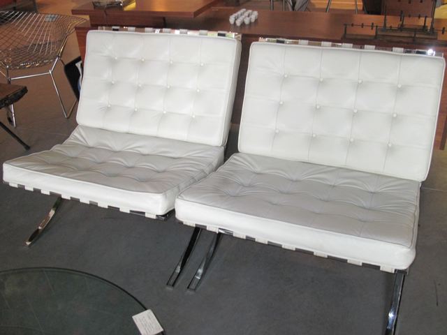 Pair of Barcelona Chairs