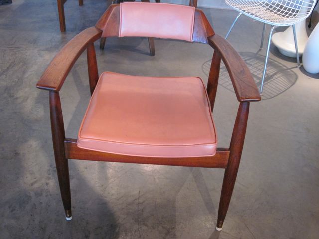 Danish Teak Dining Arm Chairs