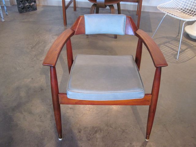 Danish Teak Dining Arm Chairs