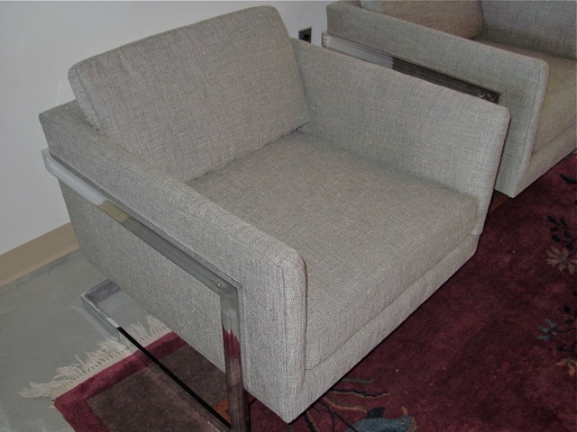 Milo Baughman <em>Cube</em> Lounge Chairs