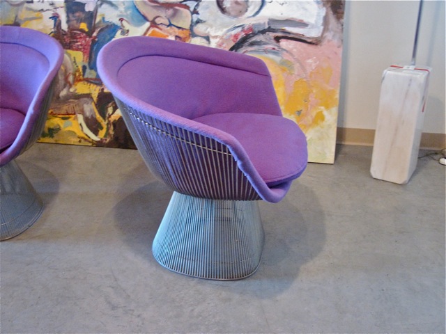 Warren Platner Pair Lounge Chairs