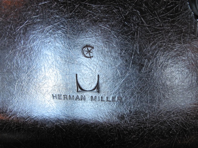 Eames Charcoal Fiberglass Side Chairs