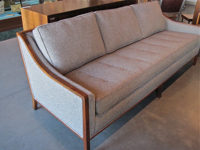 Harvey Probber Style Three Cushion Sofa