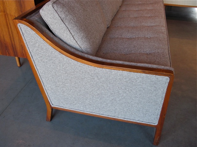 Harvey Probber Style Three Cushion Sofa