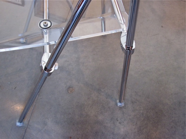 Lucite & Chrome Side Chair