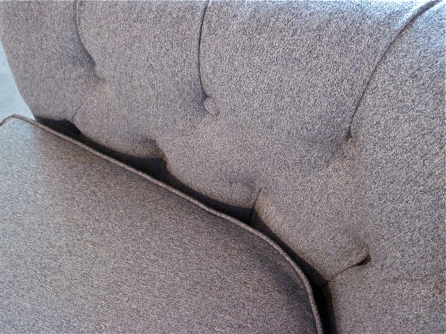 Baker Mid Century Tufted Loveseat