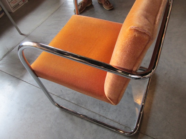 Mies van der Rohe Steel & Mohair Brno Chairs