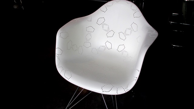 Eames Artist Signed Plastic Shell Tower Chair