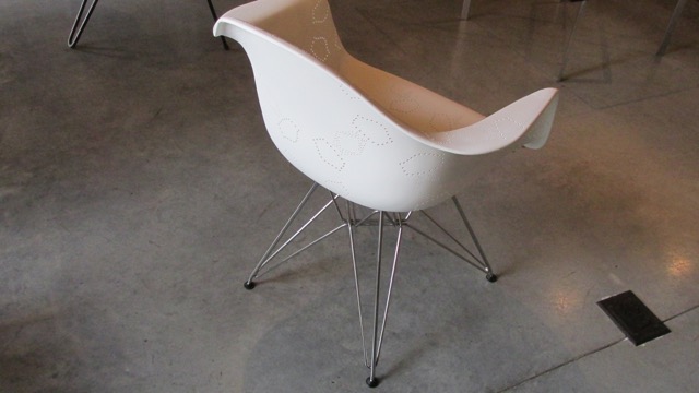 Eames Artist Signed Plastic Shell Tower Chair