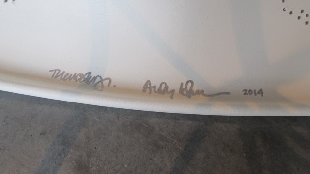 Eames Artist Signed Plastic Shell Tower Chair