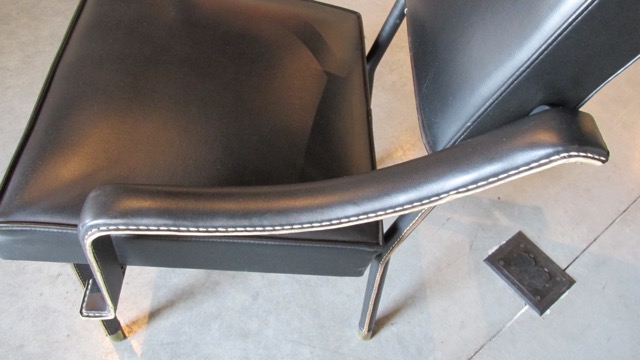 Jacques Adnet Arm Chairs