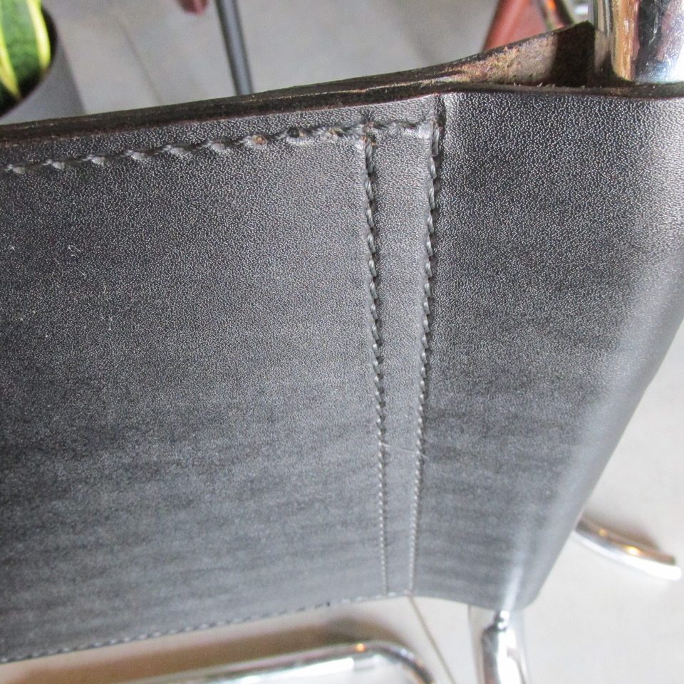 Mart Stam Cantilever Leather Chairs