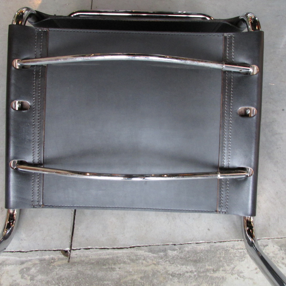 Mart Stam Cantilever Leather Chairs