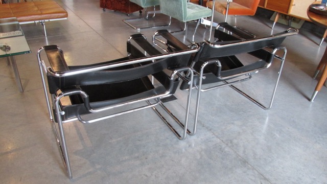 Marcel Breuer Wassily Leather Chairs