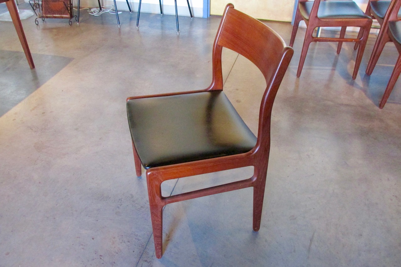 Six Funder Schmidt MadsenTeak Dining Side Chairs