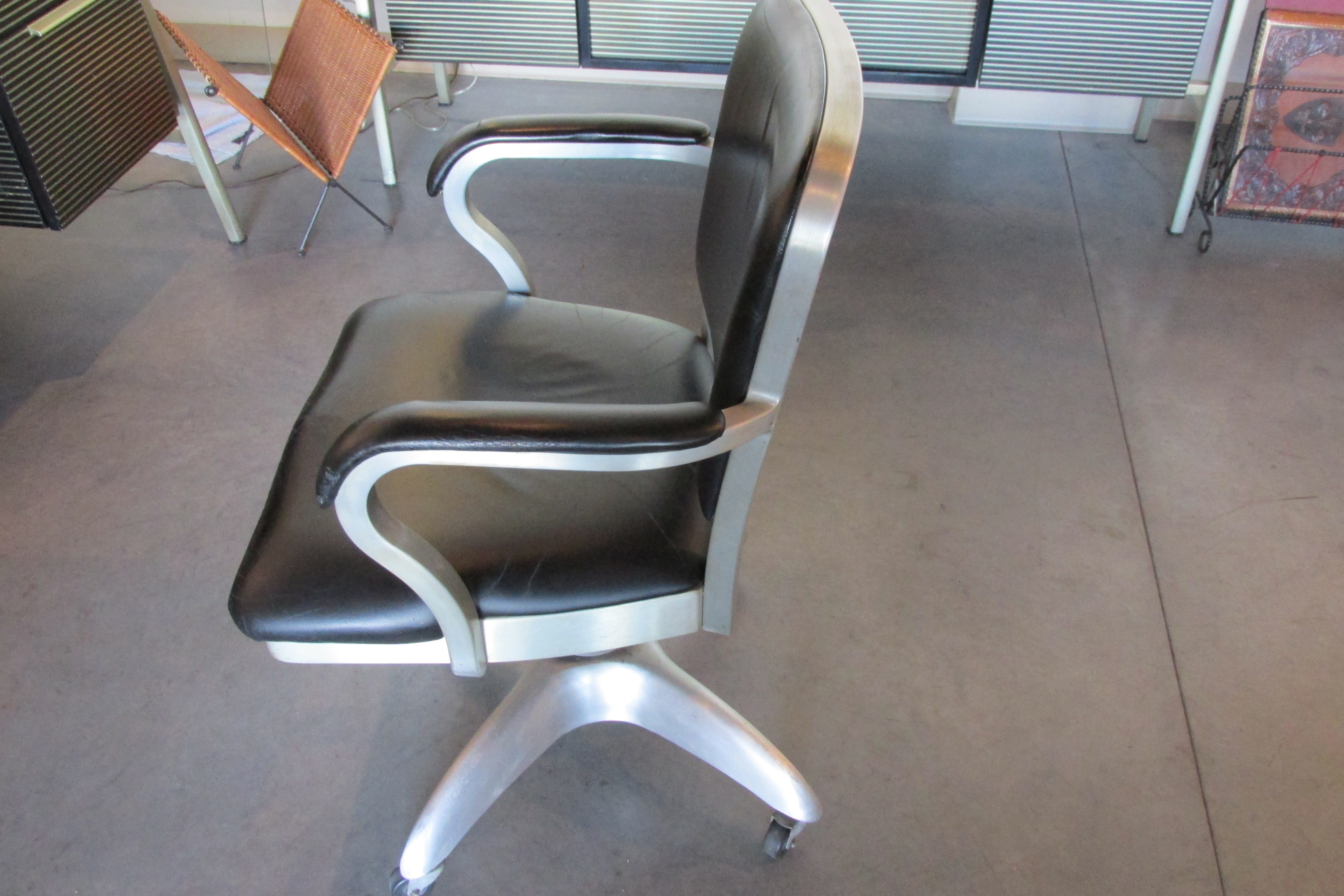 Good Form Rare Leather Arm Chair