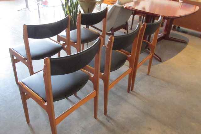 Johannes Andersen Uldum Teak Dining Chairs