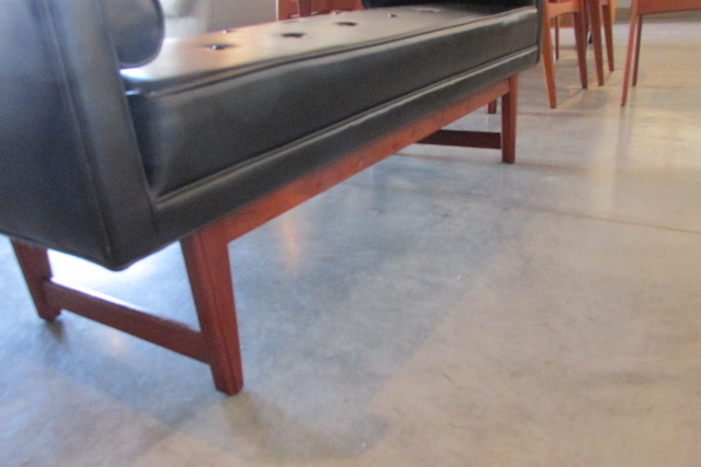 Selig Walnut Tufted Bench