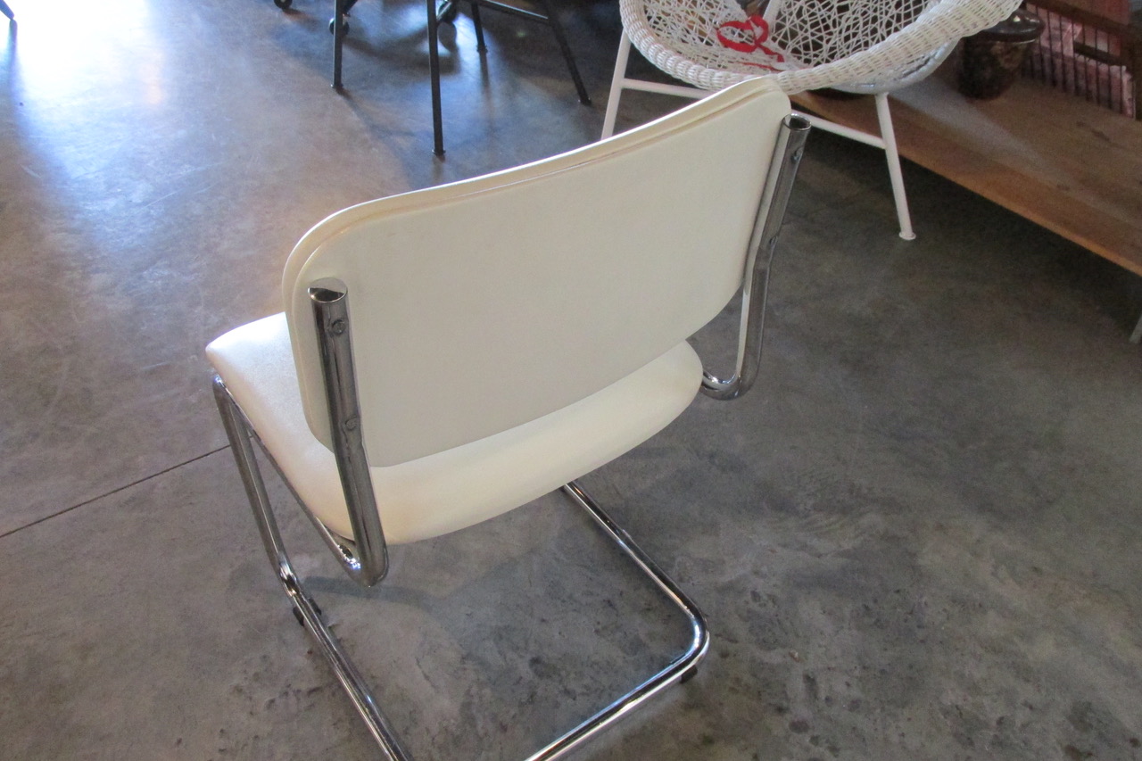 Steelcase Chrome Side Chairs
