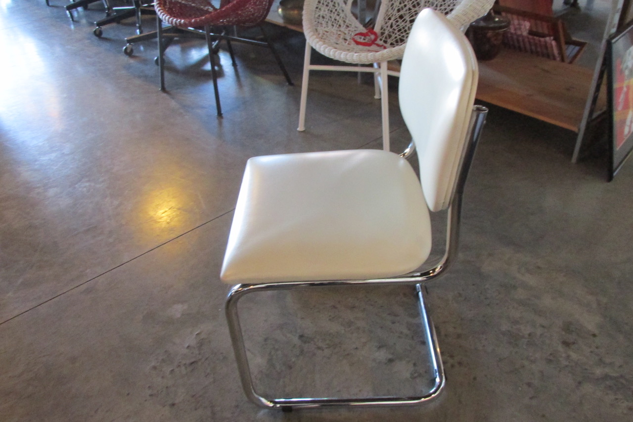 Steelcase Chrome Side Chairs