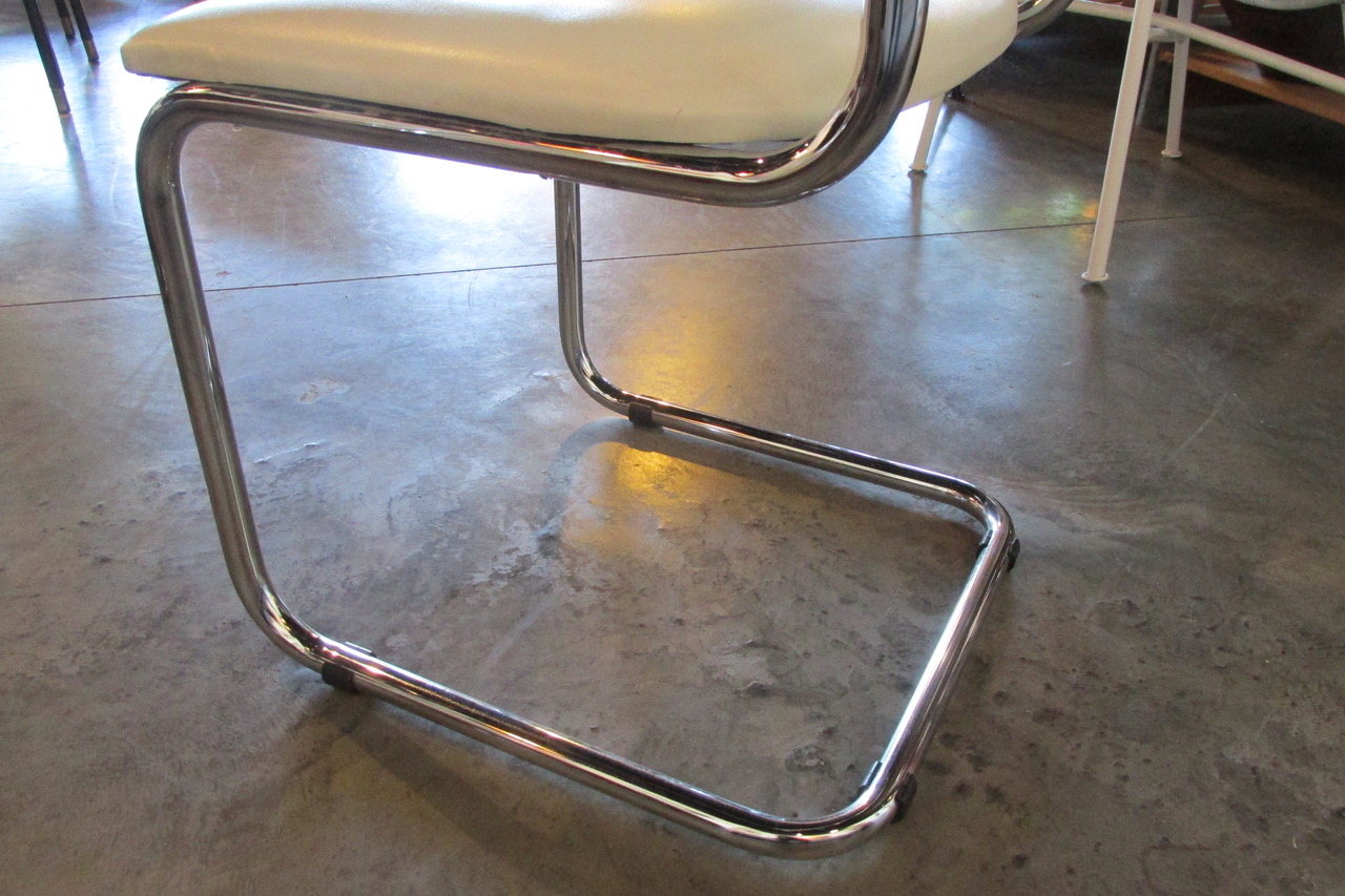 Steelcase Chrome Side Chairs