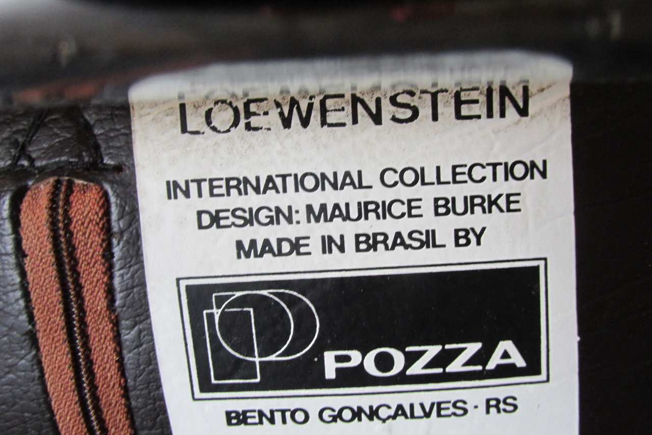 Maurice Burke’s Leather & Chrome <em>Alpha Lounge Chair</em>