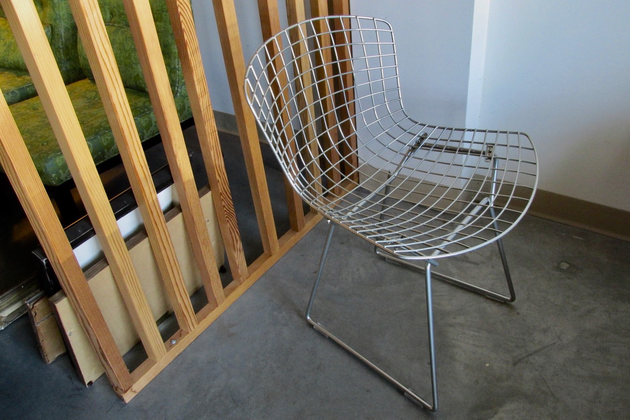 Bertoia Chromed Wire Side Chair