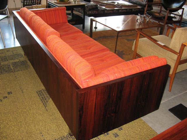 Milo Baughman Rosewood Sofa 