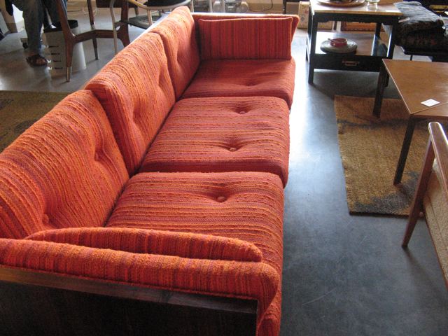 Milo Baughman Rosewood Sofa 