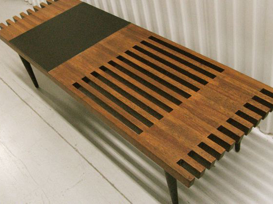 Mahogany Slat Table 