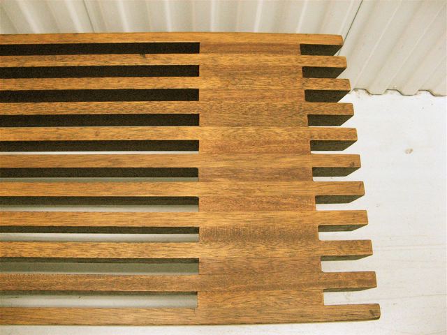 Mahogany Slat Table 