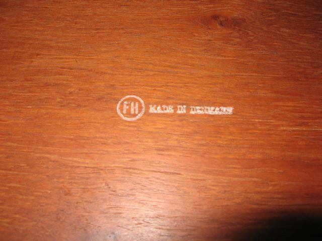 Fritz Hansen Rosewood Tray Top Table  