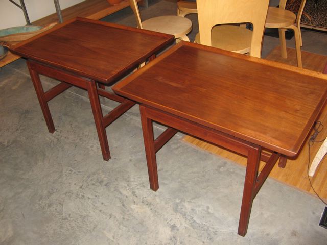 Two Jens Risom Occasional Tables 