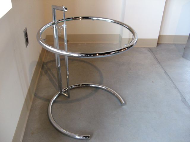 Two Eileen Gray Side Tables 