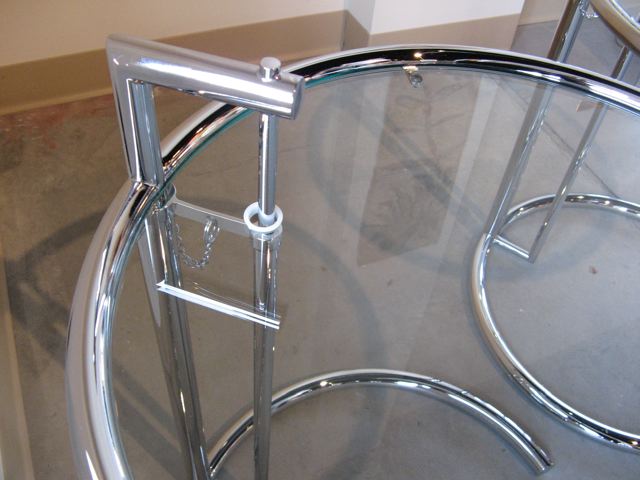 Two Eileen Gray Side Tables 