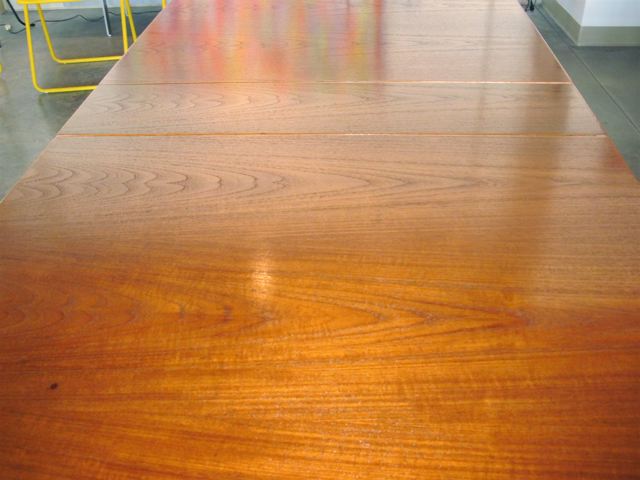 Danish Teak Dining Table in Bruno Matthsson Style