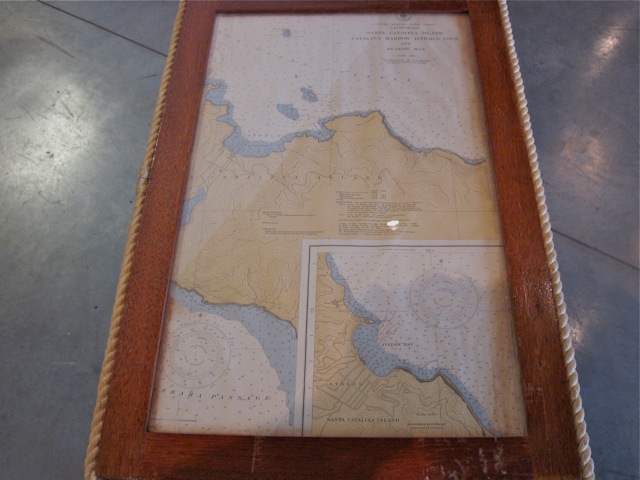 Catalina Island Map Table