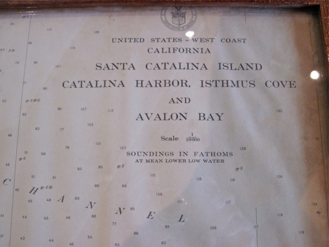 Catalina Island Map Table