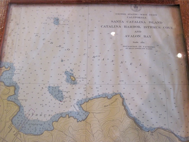 Catalina Island Map Table