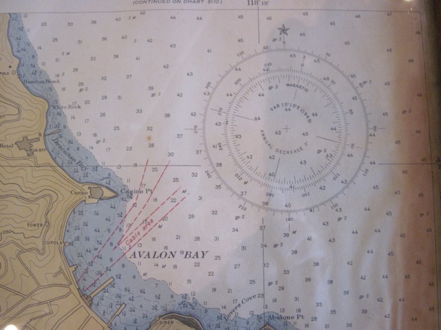 Catalina Island Map Table